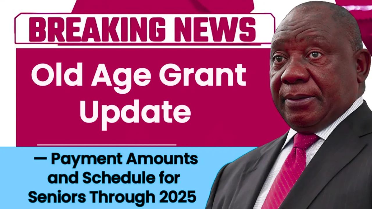 SASSA Old Age Grant 2025 Update: New Payment Amounts, Schedule & Eligibility for Senior Citizens